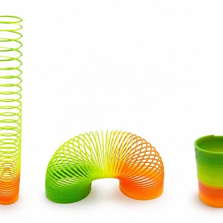 Rainbow Gökkuşağı Stres Yayı - Kutulu Orta Boy Plastik Slinky Oyuncak Alk4005