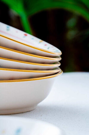 Acar Livaldi 6 Parça Çorba Kasesi Seti - 14 cm