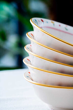 Acar Livaldi 6 Parça Çorba Kasesi Seti - 14 cm