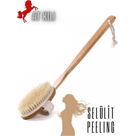 At Kili Kuru İslak Selulit Peeling Fircasi