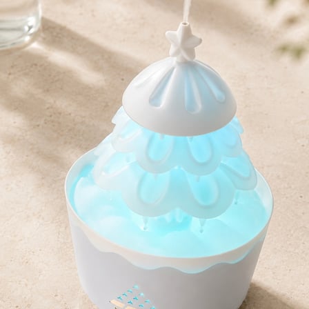 250 Ml Şans Ağacı Hava Nemlendirici Çok Renkli Işıklı Aroma Cihazı