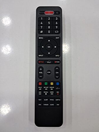 SUNGATE DİSNEY-NETFLİX-YOUTUBE TUŞLU LCD TV KUMANDASI