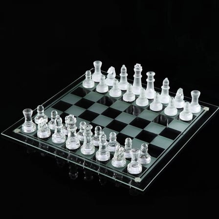 Cam Satranç Seti Oyunu Alk2545
