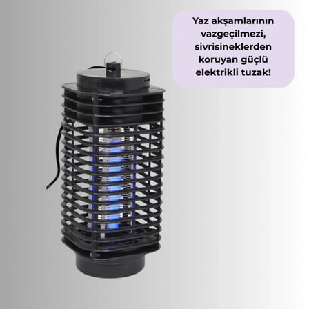 Uzun Ömürlü Elektrikli Sivrisinek Katili – Sessiz Çalışma, Güçlü Performans
