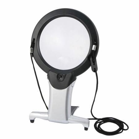 2x 6x Led Eller Serbest,boyun Asılı,dıkış,okuma İçin En Uygun Büyüteç 11b1