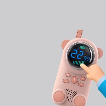 Şarjlı Bebek Telsizi Uzun Mesafe 22 Kanal Lcd Ekran Vox Modu 400 Mah