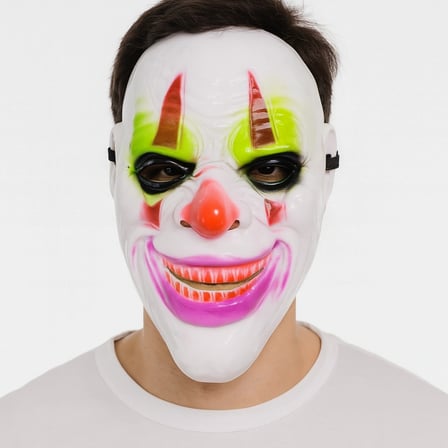 Delirten Gülüş Psikopat Palyaço Temalı Joker Maskesi