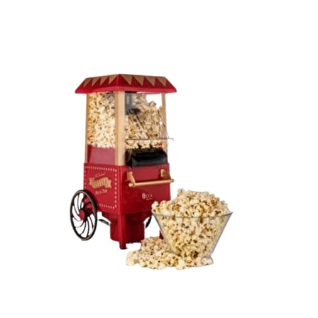 Yağsız Mısır Patlatma Makinesi Sıcak Hava Popcorn Makinesi Nostaljik Tasarım