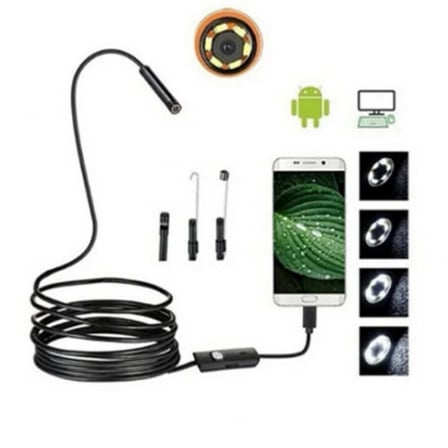 Endoskop 3 İn 1 Yılan Kamera Usb Micro Usb Type-c 20 Metre Sert Kablo