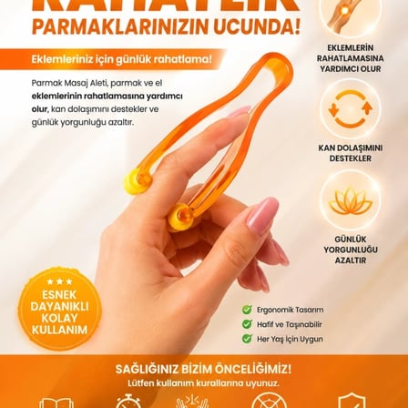 Parmak Masaj Aleti El Ve Parmak Rahatlatıcı Masaj Atı