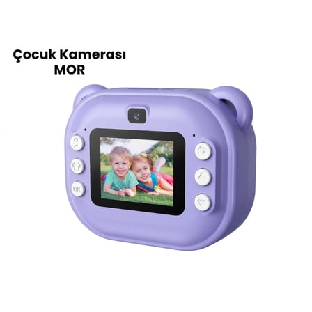 Termal Baskı Özellikli Mini Kamera Mor