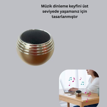 Mini Speaker Yuvarlak
