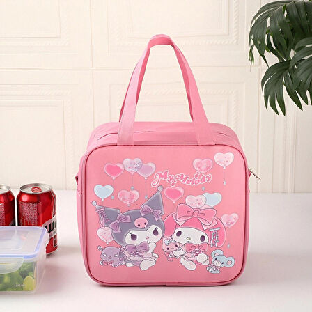 Sanrio Kuromi My Melody Cinnamoroll Termal Beslenme Çantası