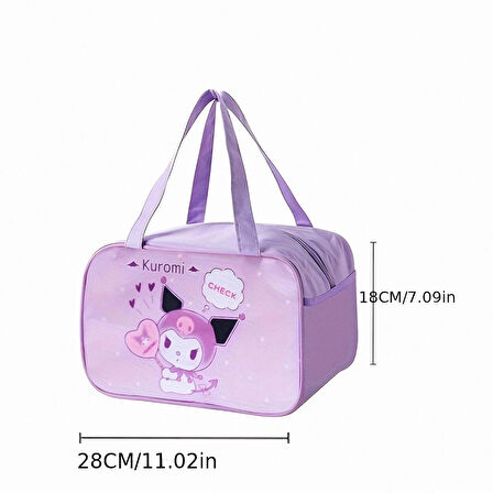 Sanrio Kuromi Cinnamoroll Termal Beslenme Çantası