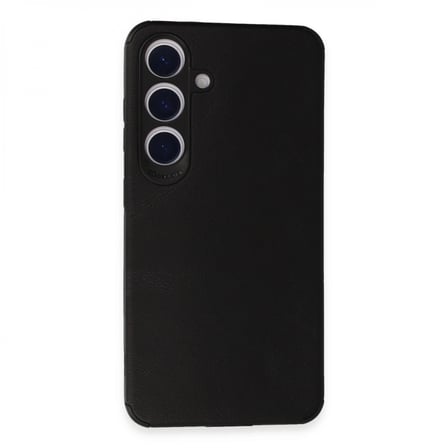Samsung Galaxy S24 Kılıf Loop Deri Silikon - Siyah