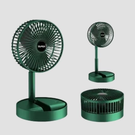 Taşınabilir Şarjlı Mini Fan – Katlanabilir Gövde, 3 Hız Kademesi