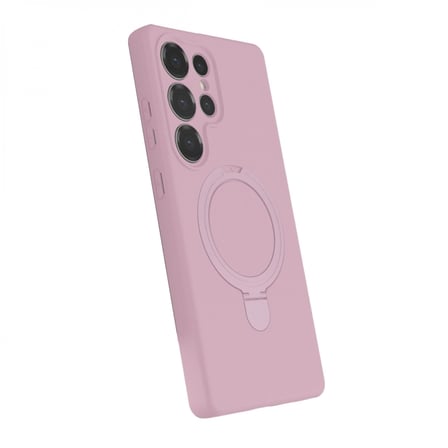 Samsung Galaxy S24 Ultra Regal Magsafe Standlı Kapak - Açık Pembe