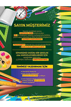 Okul Etiketi Kalem Defter Etiketi, Şirinler V2 Etiketi - 40 Adet 5cm Opak Sticker