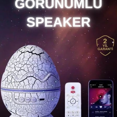 Dinozor Speaker Renk Değiştirme Projeksiyon Modu Bluetooth Hoparlör Gece Lambası Yeni Nesil