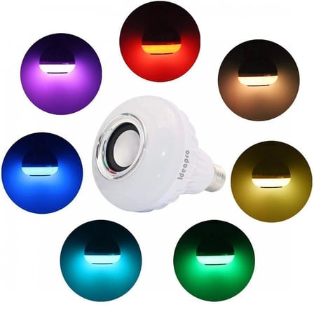 Ampul Şeklinde Kumandalı Bluetooth Hoparlör