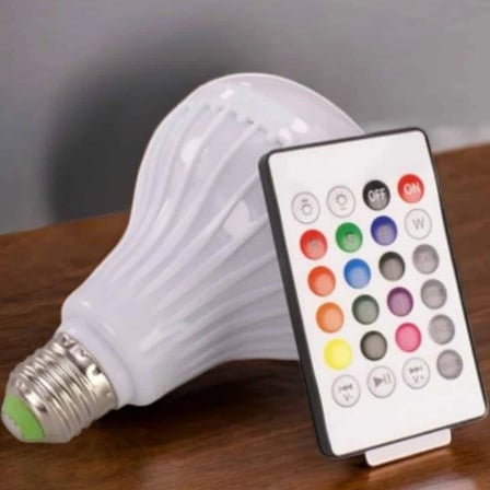 Kablosuz Bluetooth Hoparlör Led Lamba