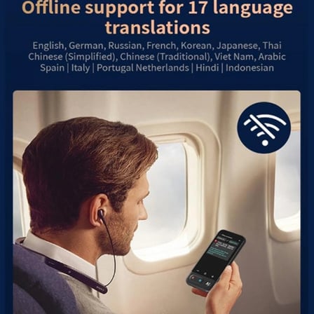 Kameralı 140 Dilde Wifi Özellikli Translator Elektronik Çeviri Cihazı Türkçe Menü