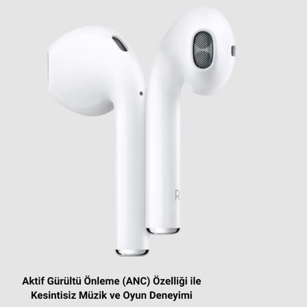 Aktif Gürültü Önlemeli Rgb Işıklı Kablosuz Kulak Üstü Kulaklık
