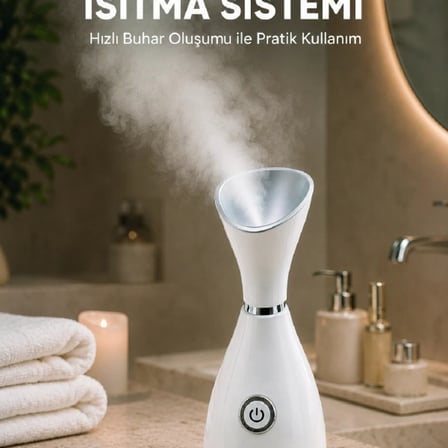Nano İyonik Cilt Bakım Buhar Makinesi Ptc Isıtma Sistemli