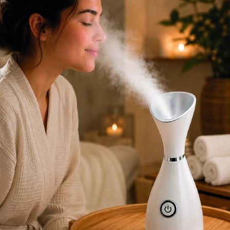 Nano İyonik Cilt Bakım Buhar Makinesi Ptc Isıtma Sistemli