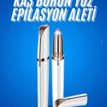 Tüy Kıl Alma Kaş Bıyık Unisex Yüz Bakım Epilasyon Aleti Pilli