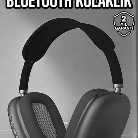 P9 Plus Hi-fi Ses Kalitesi Ayarlanabilir Mikrofonlu Bluetooth Kulaklık Siyah