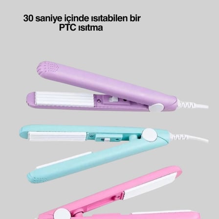 2’si 1 Arada Saç Düzleştirici Ve Bukle Maşası – Düz Ve Kıvırcık Saçlara Uygun Çok Yönlü Kullanım