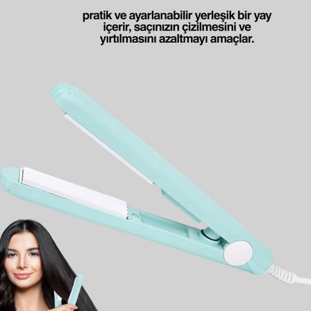 2’si 1 Arada Saç Düzleştirici Ve Bukle Maşası – Düz Ve Kıvırcık Saçlara Uygun Çok Yönlü Kullanım