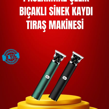 Ergonomik Tasarımlı Dayanıklı Metal Gövdeli Saç Kesme Makinesi