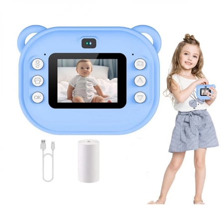 Dijital Video Kayıt Fotoğraf Çocuk Kamerası Anlık Termal Resim Kağıt Baskılı