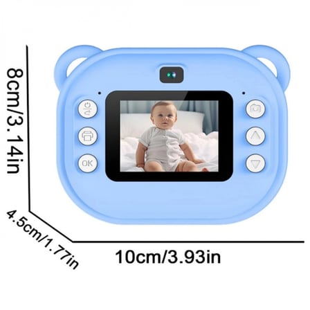 Dijital Video Kayıt Fotoğraf Çocuk Kamerası Anlık Termal Resim Kağıt Baskılı