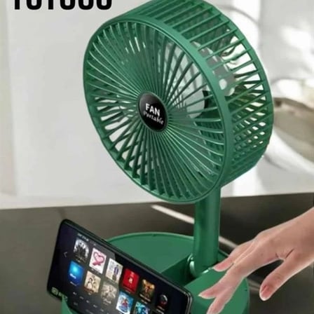Soğutucu Vantilatör Telefon Standlı Mini Fan
