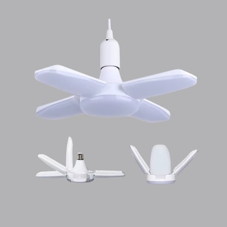 Katlanabilir 4 Kollu Led Ampül 60 Watt 6000 Lumen Beyaz Işık