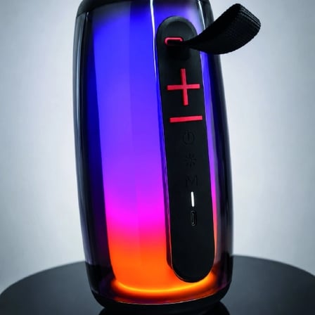 Rgb Aydınlatmalı Kablosuz Bluetooth Hoparlör Usb Bellek Tf Kart Destekli