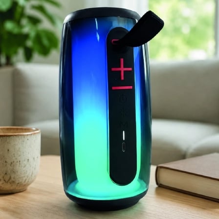 Rgb Aydınlatmalı Kablosuz Bluetooth Hoparlör Usb Bellek Tf Kart Destekli