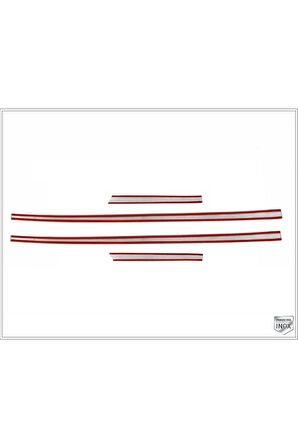 Fiat Grande Punto Krom Yan Kapı Koruma Çıtası 4 Kapı 2005 Ve Üzeri Paslanmaz Çelik