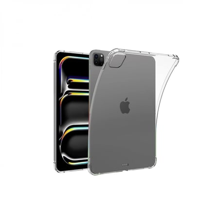Apple İpad Pro 11 (2024) Kılıf Anti Shock Tablet Silikon - Şeffaf