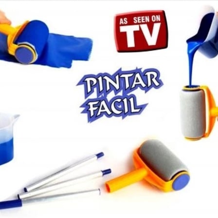 Pintar Facil Pratik Damlatmayan Boya Rulosu Ve Fırçası