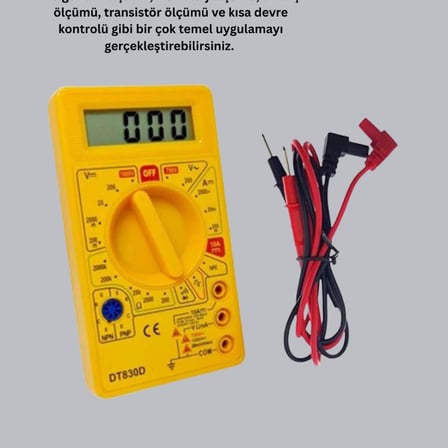Lcd Ekranlı Dijital Ölçü Aleti Ev Ve Atölye Kullanımı Yeni Nesil