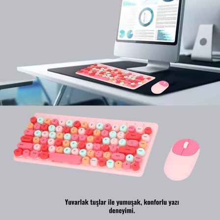 Bluetooth Klavye Ve Mouse Seti