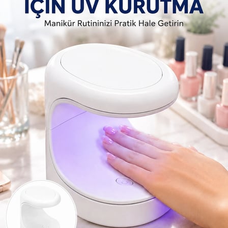 Kalıcı Oje Kurutucu Uv Led Teknolojisi Taşınabilir Mini Tırnak Kurutucu Yeni Nesil