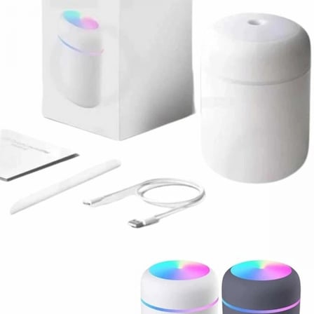 Humidifier Led Işıklı Mini Ortam Oda Kokusu Aromaterapi Buhardanlık