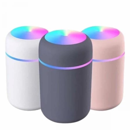 Humidifier Led Işıklı Mini Ortam Oda Kokusu Aromaterapi Buhardanlık