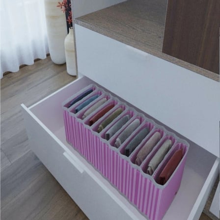 11 Bölmeli Dolap Ve Çekmece Içi Düzenleyici Akordiyon Organizer M-00500 (6 Adet)