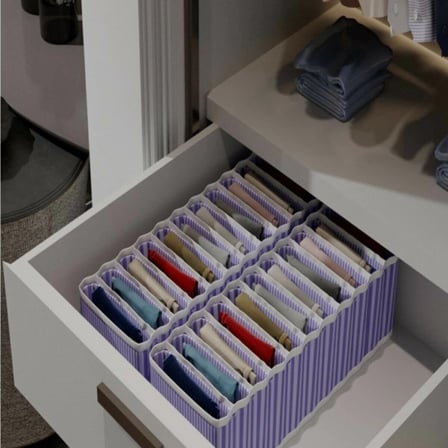 11 Bölmeli Dolap Ve Çekmece Içi Düzenleyici Akordiyon Organizer M-00500 (6 Adet)